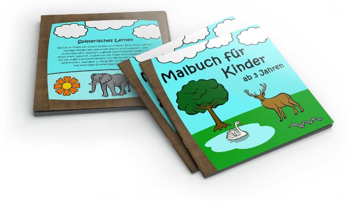 Malbuch für Kinde ab 3 Jahren - Topo-Malbuecher.de - Malbücher für