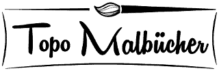 Topo Malbücher für Kinder und Erwachsene Logo schwarz